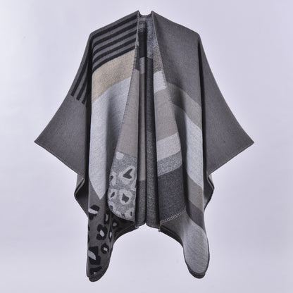Fashion Autumn And Winter Versatile Lattice Ladies Travel Shawl Scarf