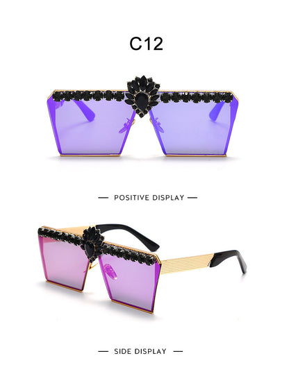 Ladies Fashion Square Sunglasses - 16th Avenue