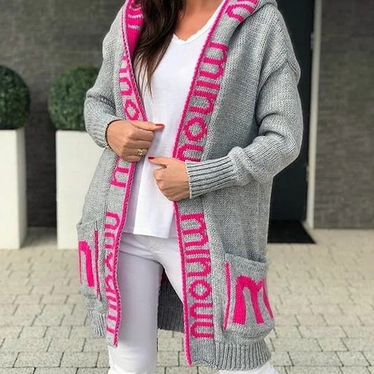 Women's Fashion Mid-length Cardigan Sweater