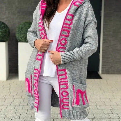 Women's Fashion Mid-length Cardigan Sweater