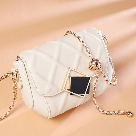 Ladies Fashion Leather Shoulder Cowhide Messenger Bag