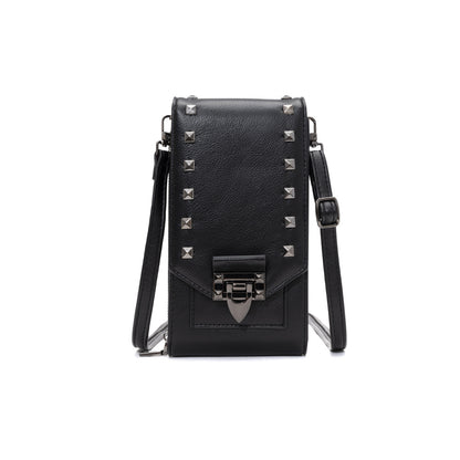 Rivet Design Shoulder Mobile Phone Crossbody Bag - 16th Avenue