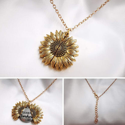 You Are My Sunshine Sunflower Necklace - 16th Avenue