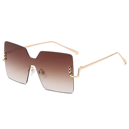 New Large Frame Square Sunglasses For Women - 16th Avenue