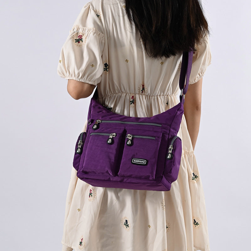 Women Shoulder Multiple Pockets Waterproof Crossbody Bag