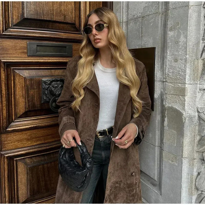 Women's Elegant Fall Trench Coat