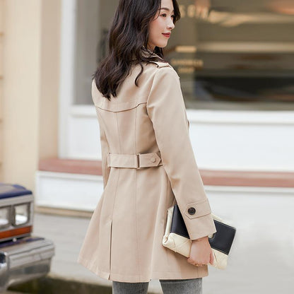 Ladies New Double Breasted Short Coat - 16th Avenue