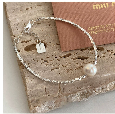 Women's S925 Sterling Silver Love Square Brand Bracelet - 16th Avenue