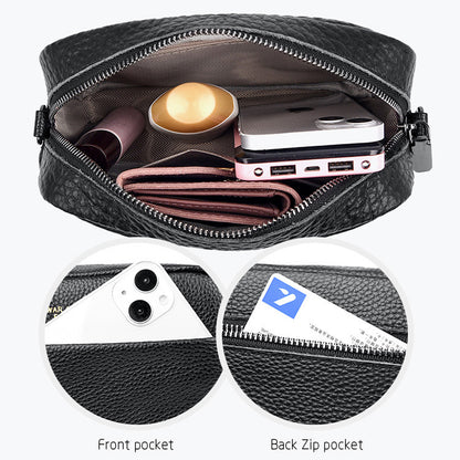 Fashion Shoulder Bag With Rhombus Embroidered Strap - 16th Avenue