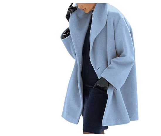 Women's Trendy Autumn and Winter Woolen Coat