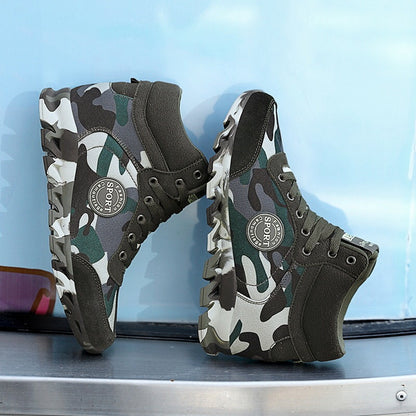 Women's Casual Camouflage Increased Sneakers - 16th Avenue