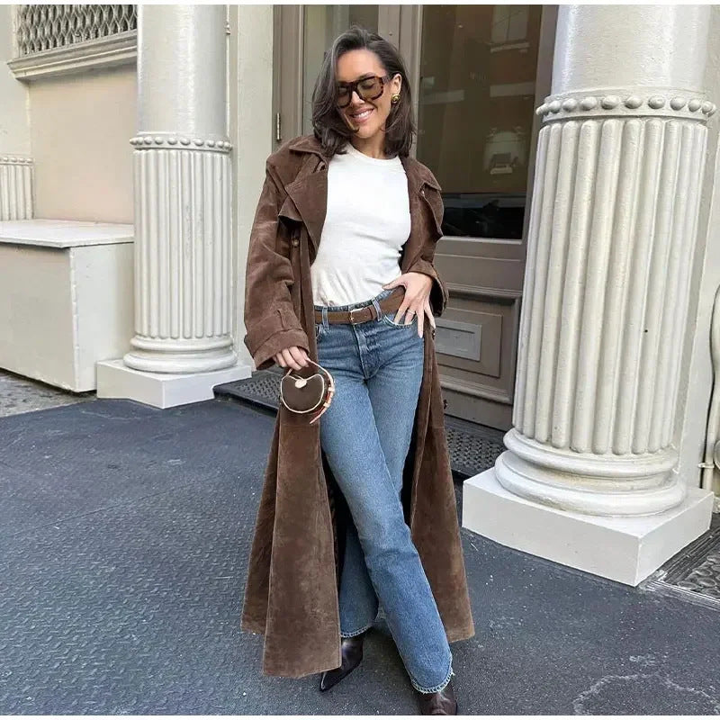 Women's Elegant Fall Trench Coat