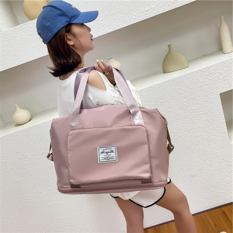 Foldable Waterproof Large Capacity Gym Fitness Weekender Overnight bag For Women