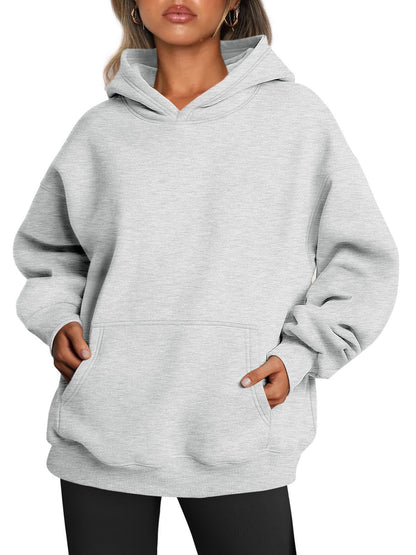 Women's Oversized Fleece Loose Hoodie - 16th Avenue