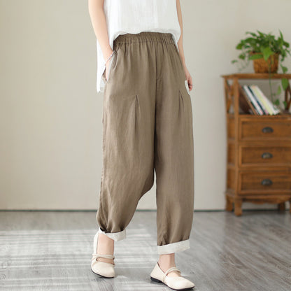Japanese/Korean style Loose Large Size Slimming High Waist Pants - 16th Avenue
