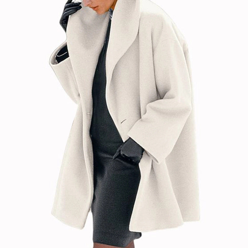 Women's Trendy Autumn and Winter Woolen Coat