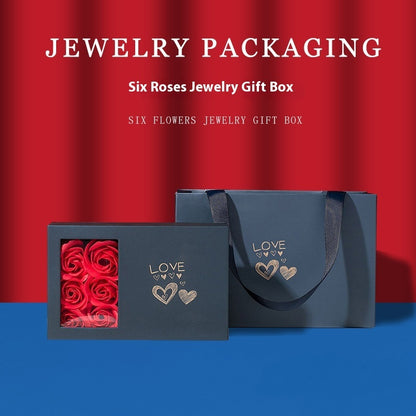 S925 Sterling Silver Rings By Light Reflect Show with Love Pattern Surface - 16th Avenue