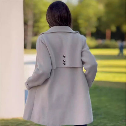 Polar Fleece Autumn And Winter Single-breasted Woolen Coat