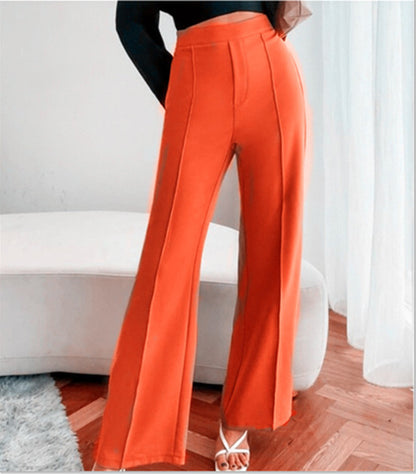 Loose Straight Pants Women's High Waist Casual Trousers - 16th Avenue