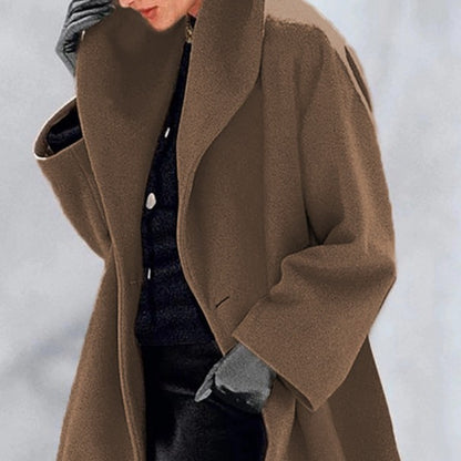 Women's Trendy Autumn and Winter Woolen Coat