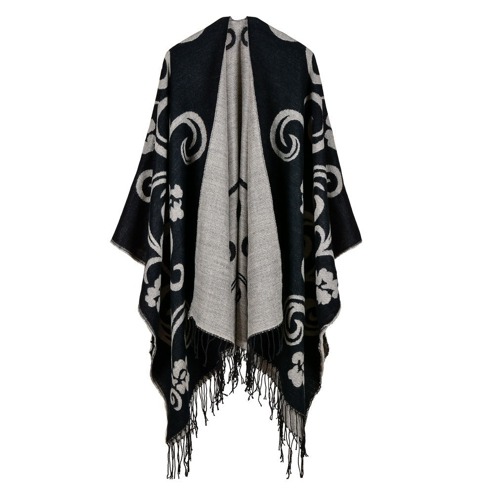Fashion Autumn And Winter Versatile Lattice Ladies Travel Shawl Scarf