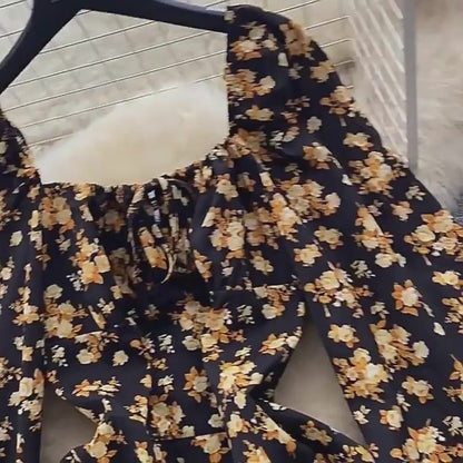 Flowers Print Dress | Women's Fashion Dress | 16th Avenue